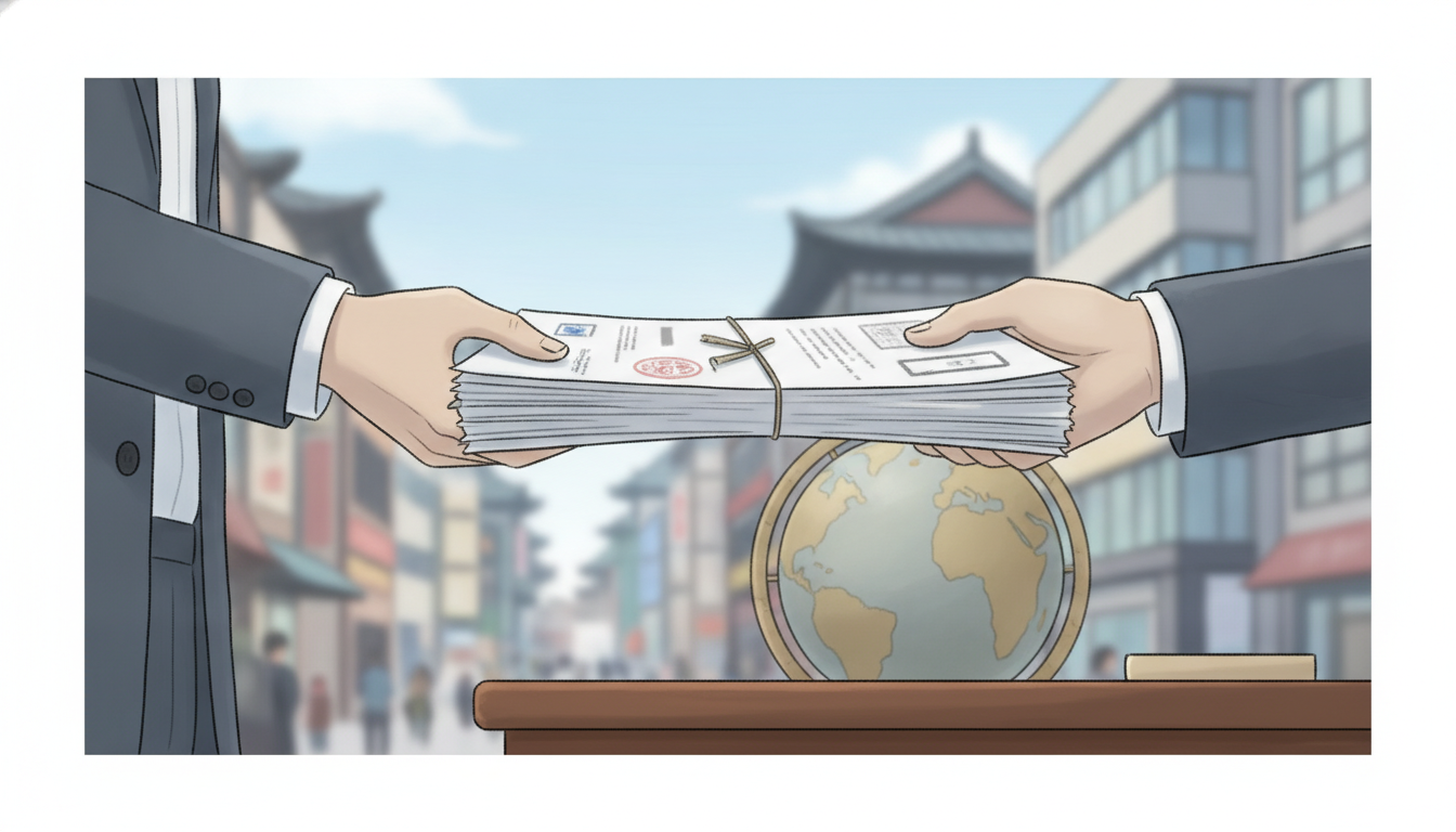 居住歴を証する書面(てびき15ページ)